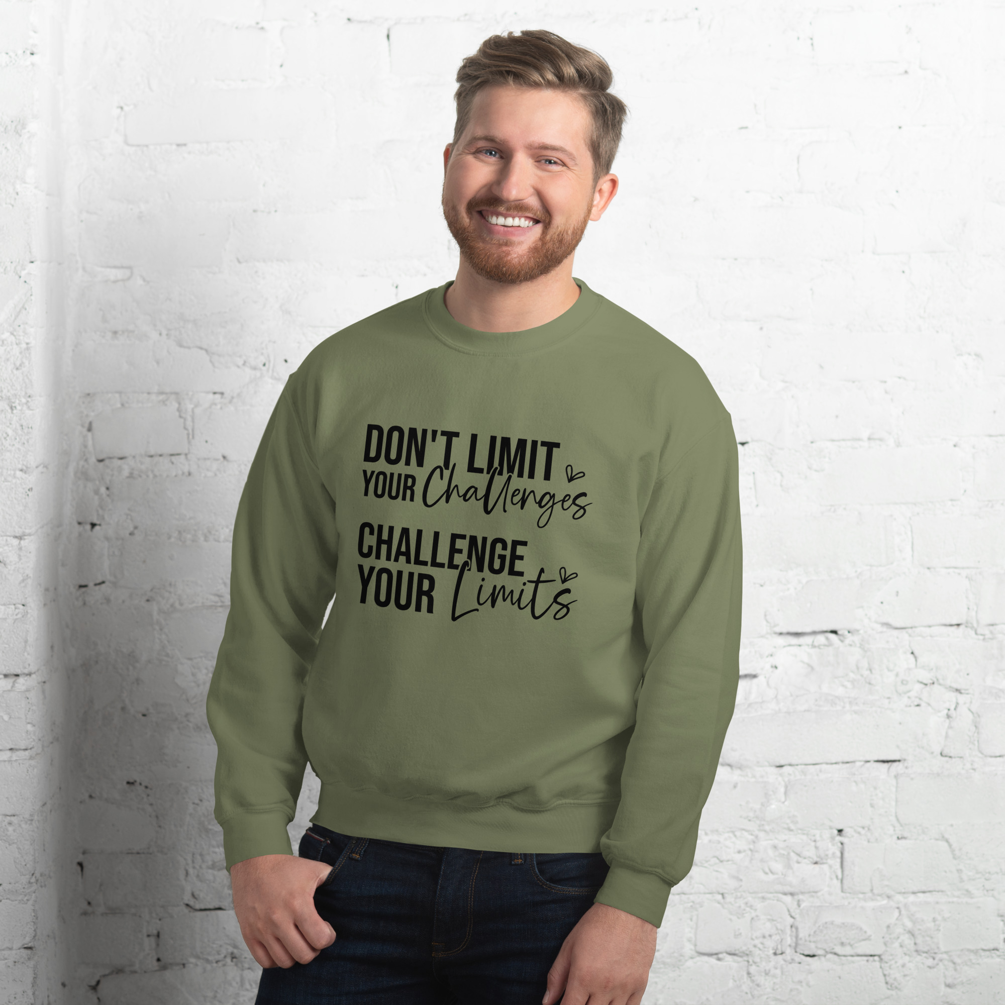 unisex-crew-neck-sweatshirt-military-green-front-67168a3a3bbf1.jpg
