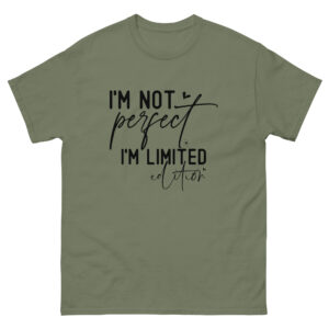 Unisex Hoodie – Statement – I’m not perfect, i’m limited edition HS14