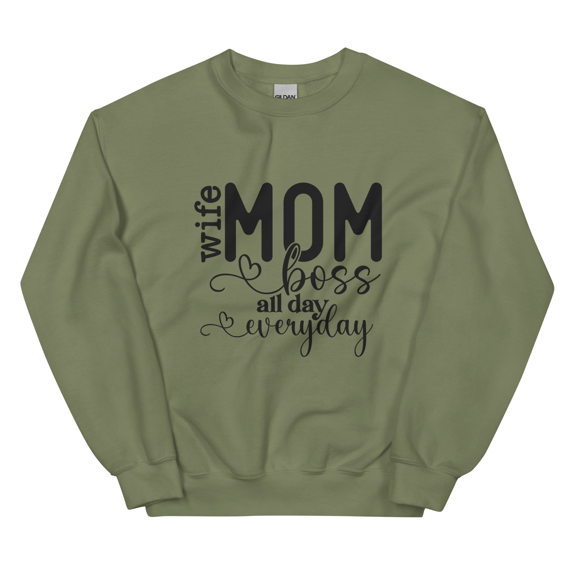 unisex-crew-neck-sweatshirt-military-green-front-67330e3c61718.jpg