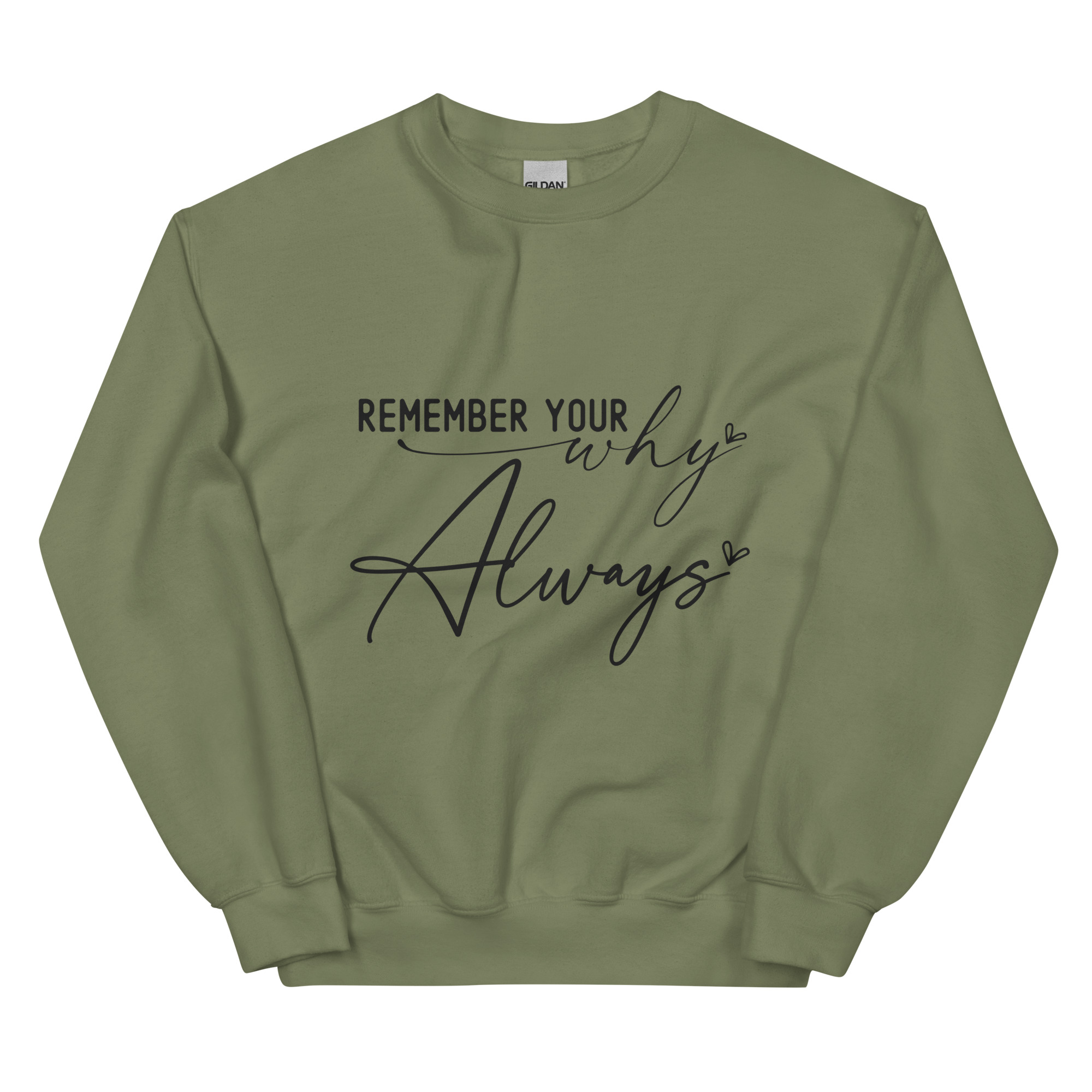 unisex-crew-neck-sweatshirt-military-green-front-6733106d23b92.jpg