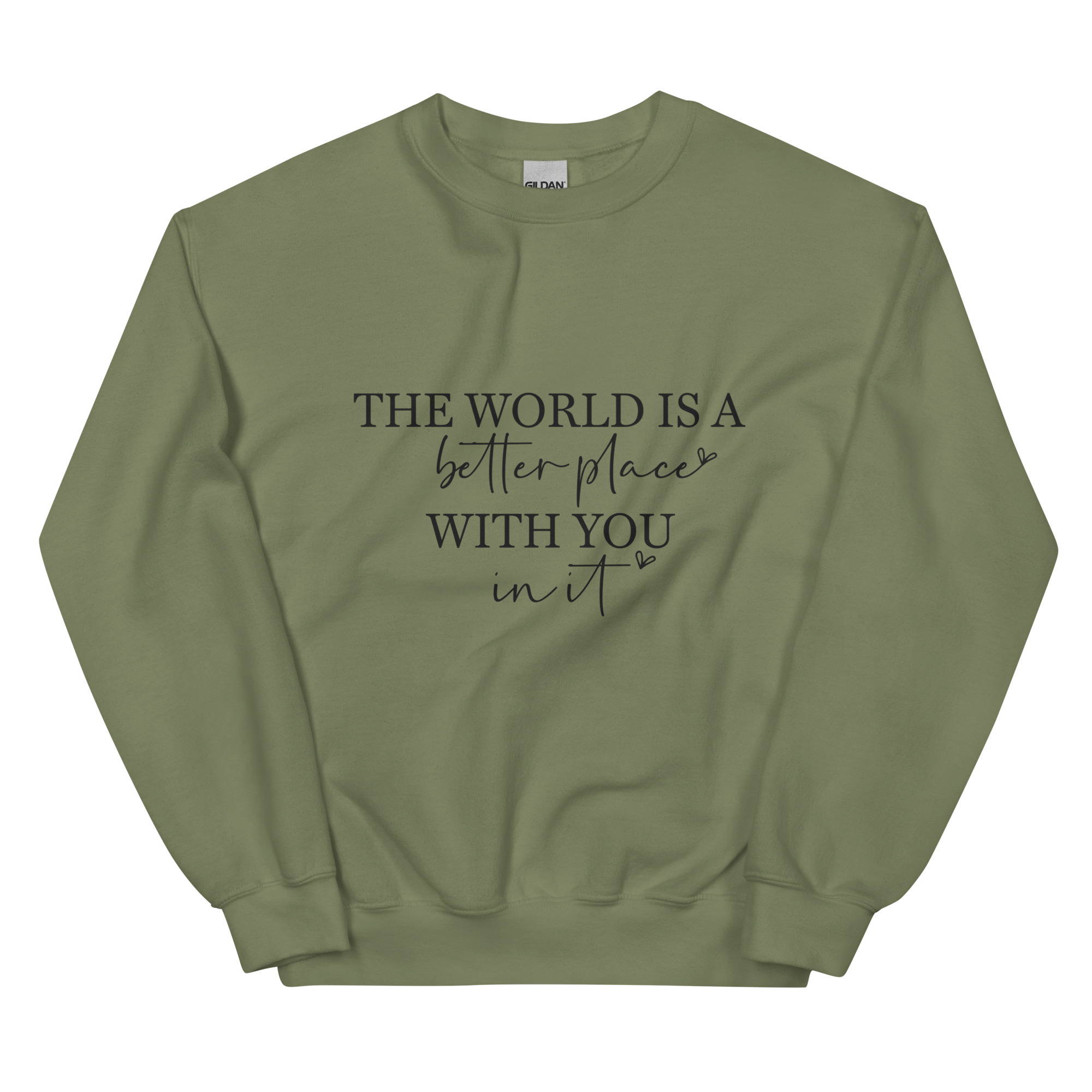 unisex-crew-neck-sweatshirt-military-green-front-67331ccdb8e54.jpg