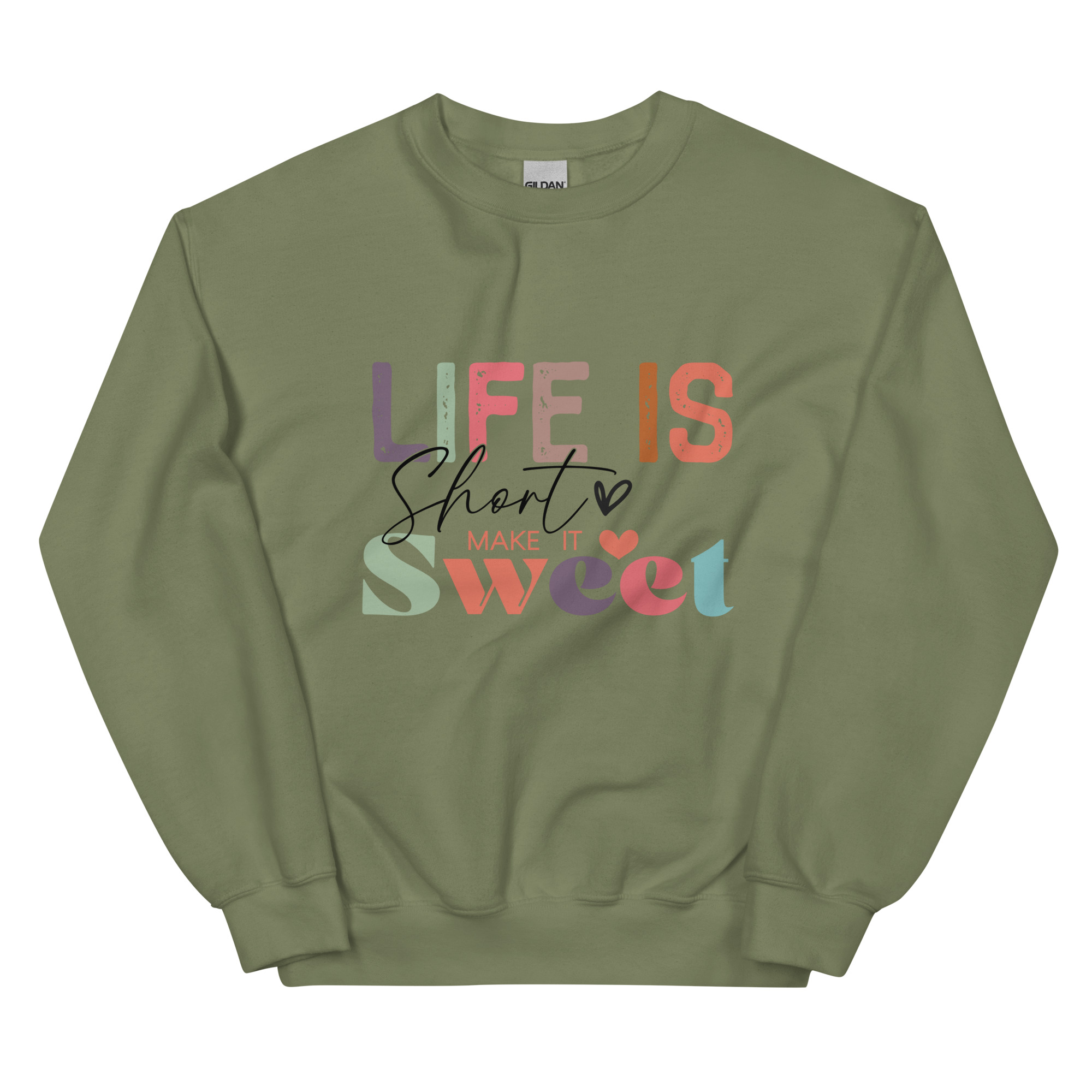 unisex-crew-neck-sweatshirt-military-green-front-673325b196bd3.jpg