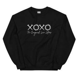 Unisex Sweatshirt – XOXO The Original Love Letters white VS38