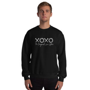 Unisex Sweatshirt – XOXO The Original Love Letters white VS38