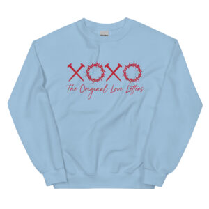 Unisex Sweatshirt – XOXO The Original Love Letters red VS39