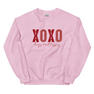 Unisex Sweatshirt – XOXO hugs and kisses VS13
