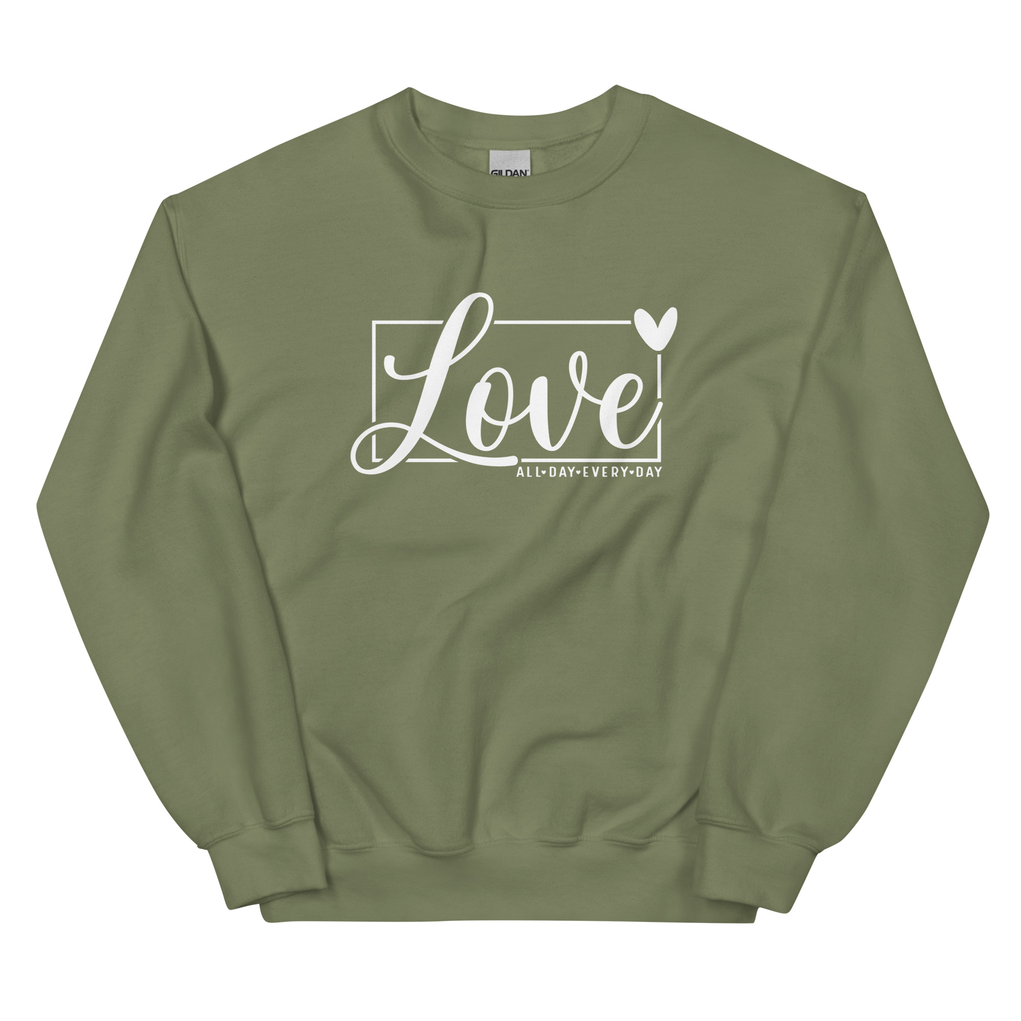 unisex-crew-neck-sweatshirt-military-green-front-677f9bf357384.jpg