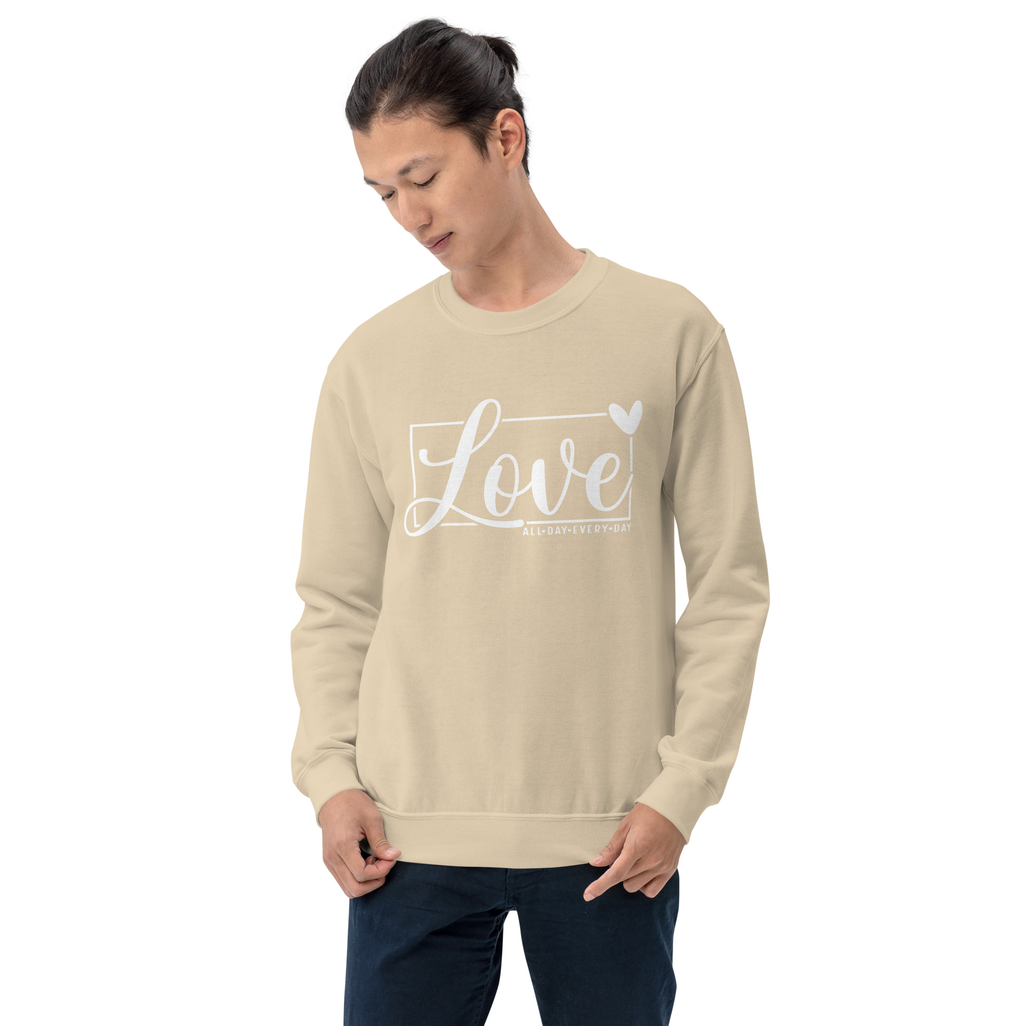 unisex-crew-neck-sweatshirt-sand-front-677f9bf314c75.jpg
