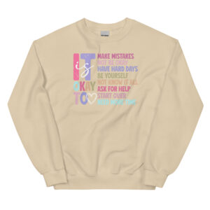 Unisex Sweater – Statement – It is okay to… SS20