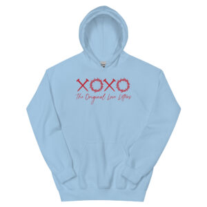 Unisex Hoodie – XOXO The Original Love Letters red UH39