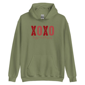 Unisex Hoodie – XOXO hugs and kisses UH13