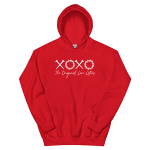 Unisex Hoodie – XOXO The Original Love Letters white UH38