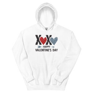 Unisex Hoodie – XOXO Happy Valentinsday UH16
