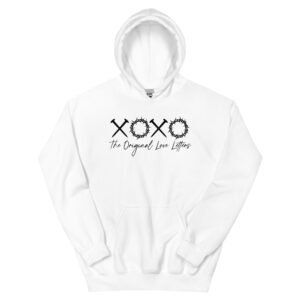 Unisex Hoodie – XOXO The Original Love Letters black UH40