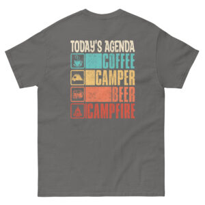 Unisex T-Shirt – Coffee Camper Beer Campfire TS32
