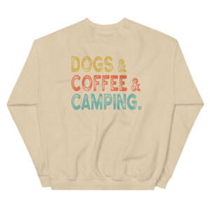 Unisex Sweatshirt – DOGS COFFEE CAMPING US21