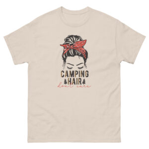 Unisex T-Shirt –  CAMPING Hair dont care TS35
