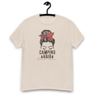Unisex T-Shirt –  CAMPING Hair dont care TS35